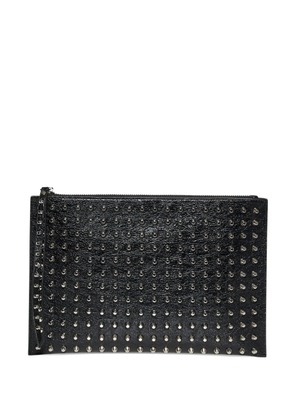 John Richmond studded clutch bag - Black