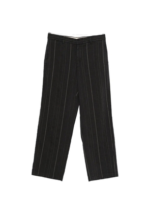 Barena striped straight trousers - Black