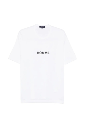 Comme des Garçons Homme logo-print T-shirt - White
