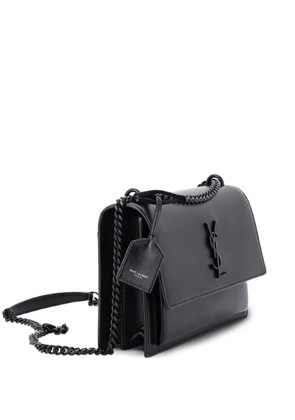 Saint Laurent Pre-Owned Sunset Leather Medium crossbody bag - Black