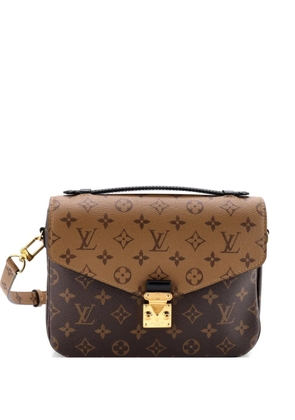 Louis Vuitton Pre-Owned Pochette Metis Reverse Monogram Canvas crossbody bag - Brown