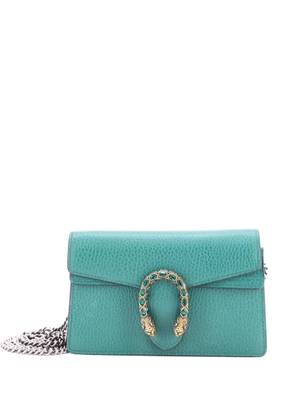 Gucci Pre-Owned Dionysus Bag Leather Super Mini clutch bag - Green