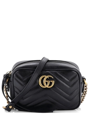 Gucci Pre-Owned GG Marmont Shoulder Bag Matelasse Leather Mini crossbody bag - Black