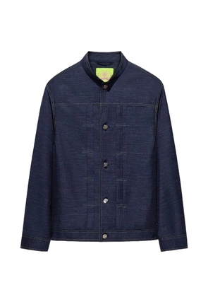 Shanghai Tang button-up denim jacket - Blue