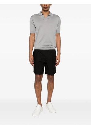 Paolo Pecora pleated shorts - Black