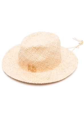 Ruslan Baginskiy pearl-embellished fedora hat - Neutrals