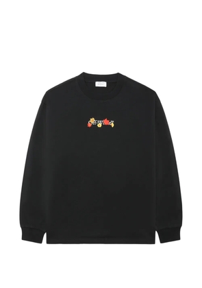 Off-White Arrow-motif floral-print sweatshirt - Black