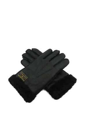 Polo Ralph Lauren shearling-trim gloves - Black