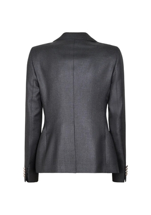 Tagliatore double-breasted button blazer - Grey