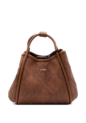 Max Mara logo-detail tote bag - Brown