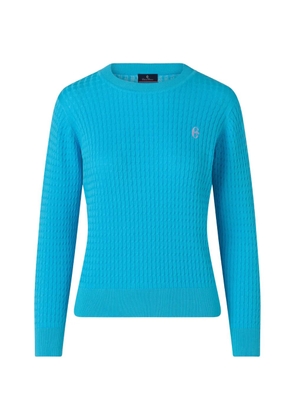 CONTE OF FLORENCE cotton sweater - Blue