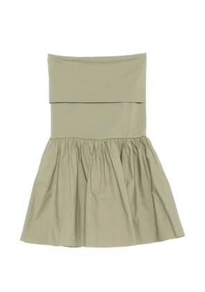 By Malene Birger Marcia strapless ruffled dress - Green
