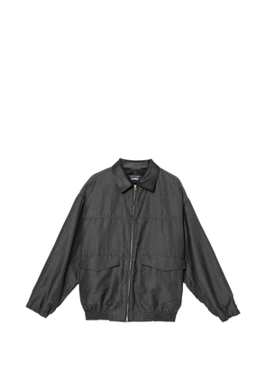 Comme des Garçons Homme leather-collar jacket - Black