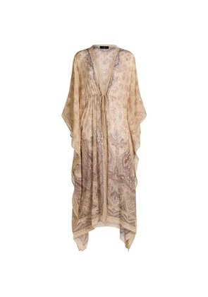 ETRO placed print kaftan - Neutrals