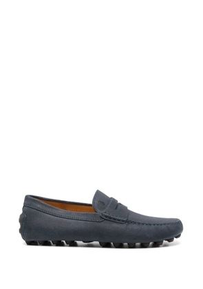 Tod's leather loafers - Blue