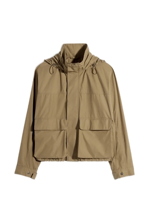 LEMAIRE hooded pockets rain parka - Neutrals