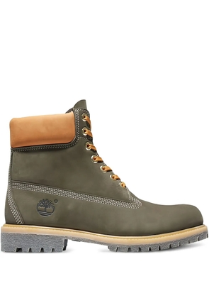 Timberland leather lace-up boots - Green