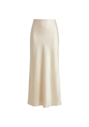 Toccin Heidi bias slip maxi skirt - Neutrals