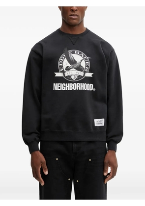 Neighborhood graphic crew-neck sweatshirt - Black