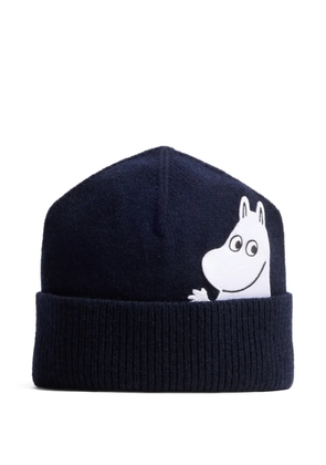 Patou x Moomin ribbed beanie hat - Blue