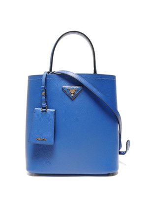 Prada Pre-Owned 2015 small Saffiano panier shoulder bag - Blue