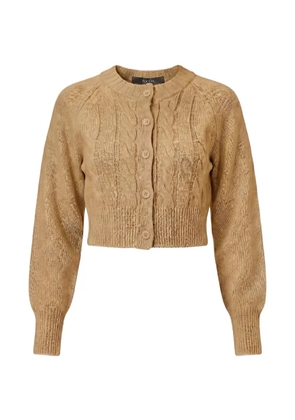 Toccin Rita cable-knit cardigan - Brown
