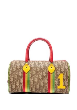 Christian Dior Pre-Owned 2004 Rasta bowling canvas tote bag - Neutrals
