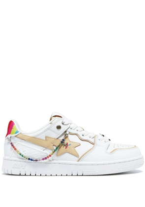 BAPY BY *A BATHING APE® Sk8 Sta leather sneakers - White