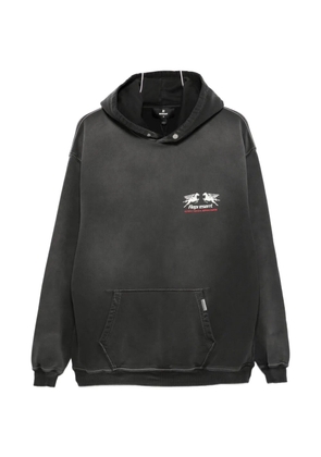 Represent 24 Hour Service graphic-print hoodie - Black