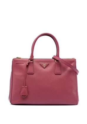 Prada Pre-Owned 2013-2026 Medium Saffiano Lux Galleria Double Zip satchel - Pink