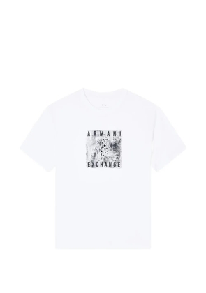 Armani Exchange graphic-print T-shirt - White