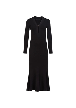 Toccin Zora long-sleeved midi dress - Black