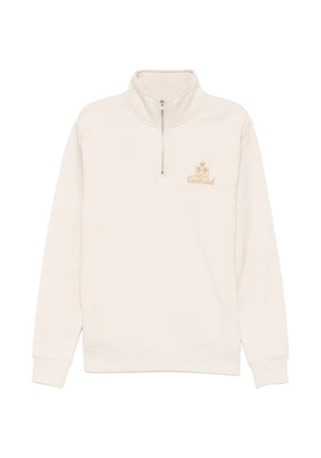 Cavendish zip-up logo sweatshirt - Neutrals