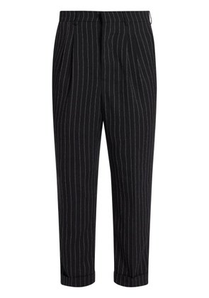 AMI Paris tapered-leg tailored trousers - Black