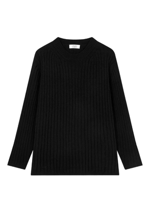 TOMBOY ribbed round-neck sweater - Black