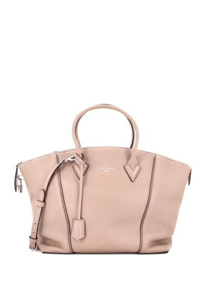 Louis Vuitton Pre-Owned Soft Lockit Handbag Leather MM satchel - Neutrals