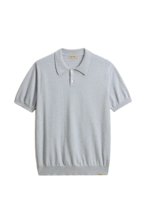 Woolrich short-sleeve cotton polo shirt - Blue