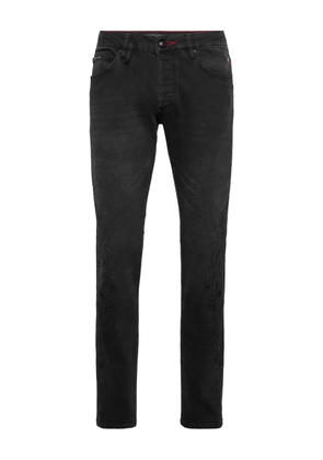 Philipp Plein embroidered jeans - Black