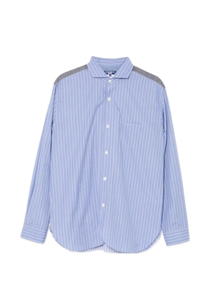 Junya Watanabe MAN striped shirt - Blue