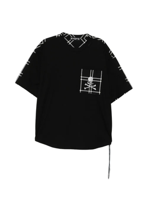 Mastermind Japan plaid T-shirt - Black