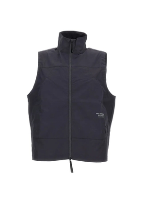 Pas Normal Studios high-collar reflective logo vest - Grey
