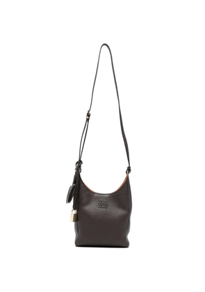 Miu Miu padlock logo cross body bag - Brown