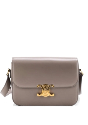 Celine Pre-Owned Triomphe Shoulder Bag Smooth Calfskin Medium crossbody bag - Neutrals