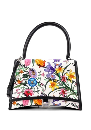 Gucci Pre-Owned x Balenciaga The Hacker Project Hourglass Top Handle Bag Flora Canvas Medium satchel - Multicolour