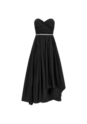 PINKO off-the-shoulder sweetheart asymmetric dress - Black