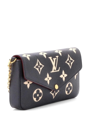 Louis Vuitton Pre-Owned Felicie Pochette Bicolor Monogram Empreinte Giant crossbody bag - Black