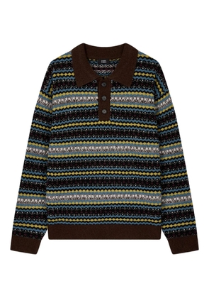 TOMBOY button-fastening sweater - Brown
