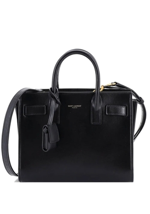 Saint Laurent Pre-Owned Sac de Jour Bag Leather Nano tote bag - Black