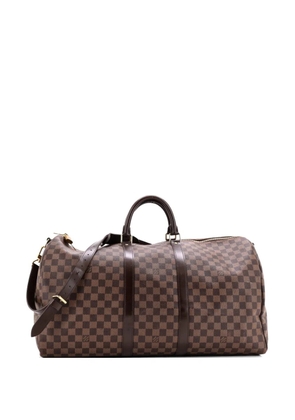Louis Vuitton Pre-Owned Keepall Bandouliere Bag Damier 55 travel bag - Brown