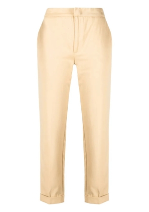 TWINSET cropped straight-leg trousers - Neutrals